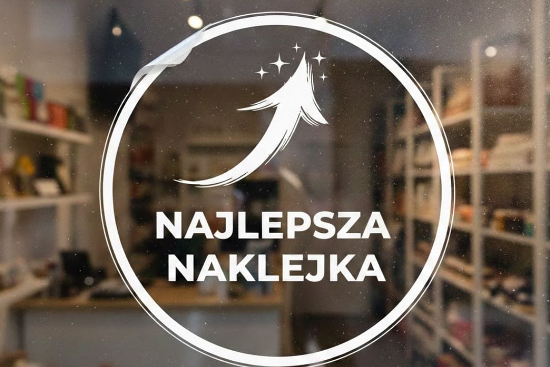 Dwustronna naklejka okienna